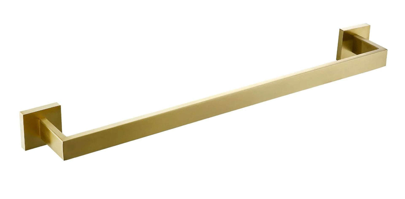 Stainless Steel Towel Rack Set Bathroom Bathroom Hardware Rack Wall Hanging Bathroom Golden Towel Rack Fendax 0