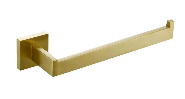 Stainless Steel Towel Rack Set Bathroom Bathroom Hardware Rack Wall Hanging Bathroom Golden Towel Rack Fendax 0
