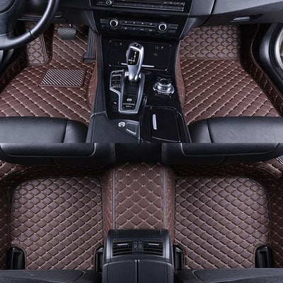 Wear-Resistant Leather Car Mat