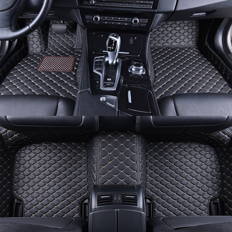 Wear-Resistant Leather Car Mat