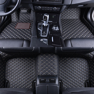 Wear-Resistant Leather Car Mat