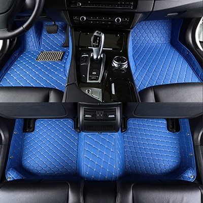 Wear-Resistant Leather Car Mat