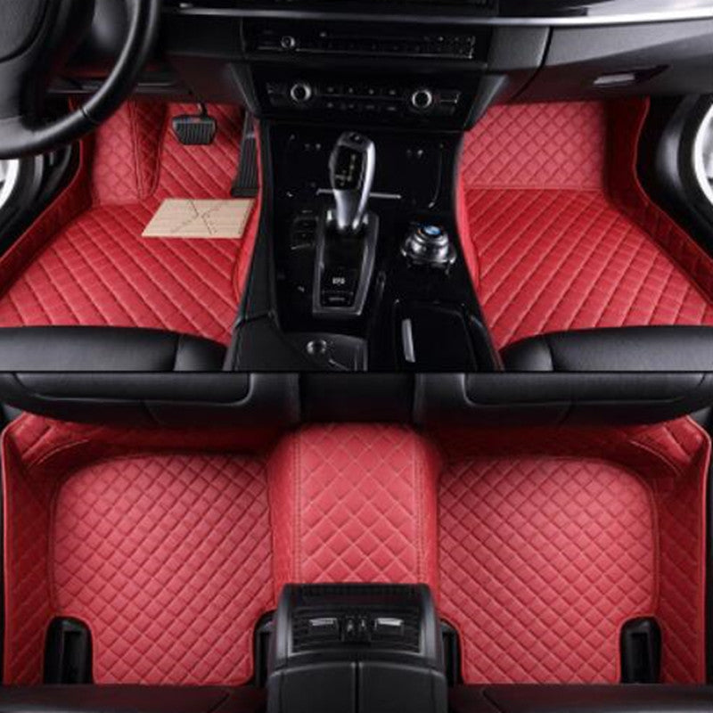 Wear-Resistant Leather Car Mat