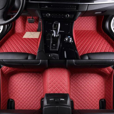 Wear-Resistant Leather Car Mat