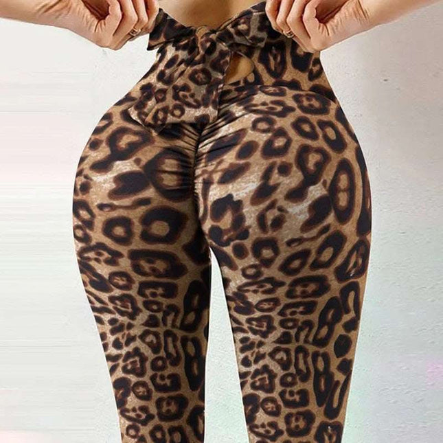 Hip-Lifting Sweatpants Leggings Women's Yoga Pants Stretch Fitness Pants Fendax 0