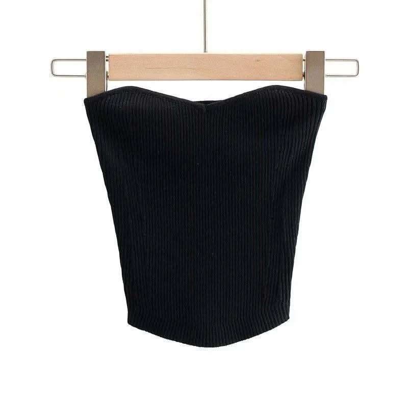 Summer Fashion Pullover Tube Top Sexy Slim Knit Sweater Top Fendax 0