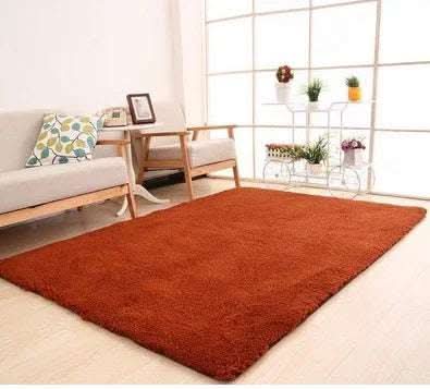 Living Room Rug Area Solid Carpet Fluffy Soft Home Decor White Plush Carpet Bedroom Carpet Kitchen Floor Mats White Rug Tapete Fendax 0