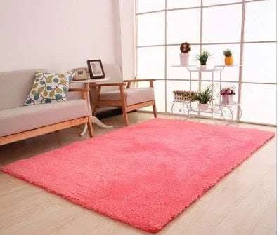 Living Room Rug Area Solid Carpet Fluffy Soft Home Decor White Plush Carpet Bedroom Carpet Kitchen Floor Mats White Rug Tapete Fendax 0