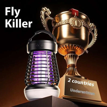 2in1 Mosquito Killer Lamp Electric Fly Catcher USB Rechargeable Electric Mosquito Swatter Electric Fly Trap With Night Light S0S Emergency Light Mosquito Killer Terrace Camping Fendax 0
