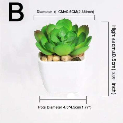 Simulated succulents mini potted plants Fendax 0