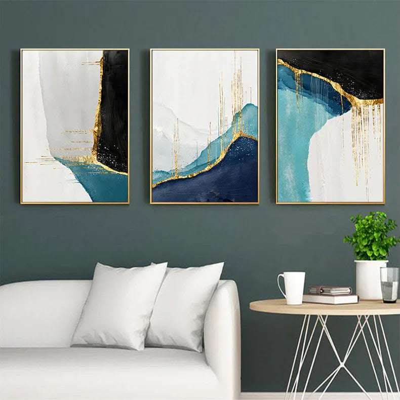 Light Luxury Gilding Abstract Paintingfor Hanging Modern Home Living Room Decoration Fendax 0