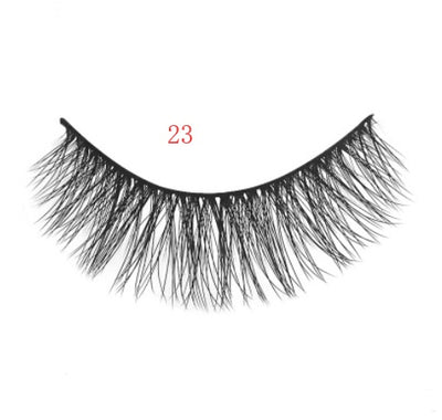 3 pairs of natural false eyelashes
