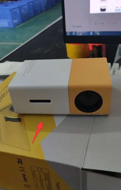 Portable Projector 3D Hd Led Home Theater Cinema HDMI-compatible Usb Audio Projector Yg300 Mini Projector Fendax 0