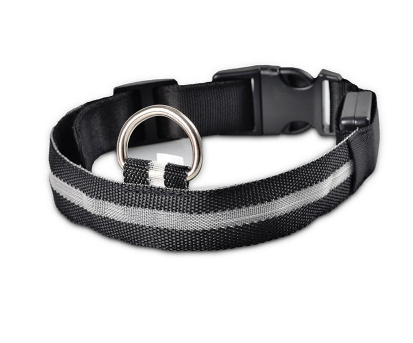 Nylon LED pet collar