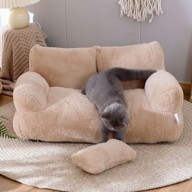 Luxury Cat Bed Sofa Winter Warm Cat Nest Pet Bed For Small Medium Dogs Cats Comfortable Plush Puppy Bed Pet Supplies Fendax 0