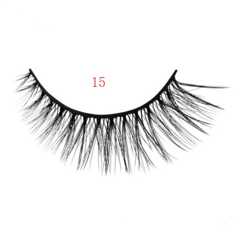 3 pairs of natural false eyelashes