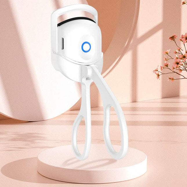 Eyelash Curler Portable Electric Heated Comb Eye Lash Long Lasting Eyelashes Curls Thermal Eyelash Curler Makeup Tools Heated Eyelash Curlers,Rechargeable Electric Eyelash Curler,Handheld Eyelash Heat Fendax 5