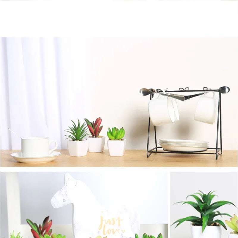 Simulated succulents mini potted plants Fendax 0