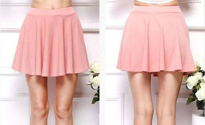 USA SIZE Large size women's high waist half skirt umbrella skirt pleated skirt sundress Fendax 0