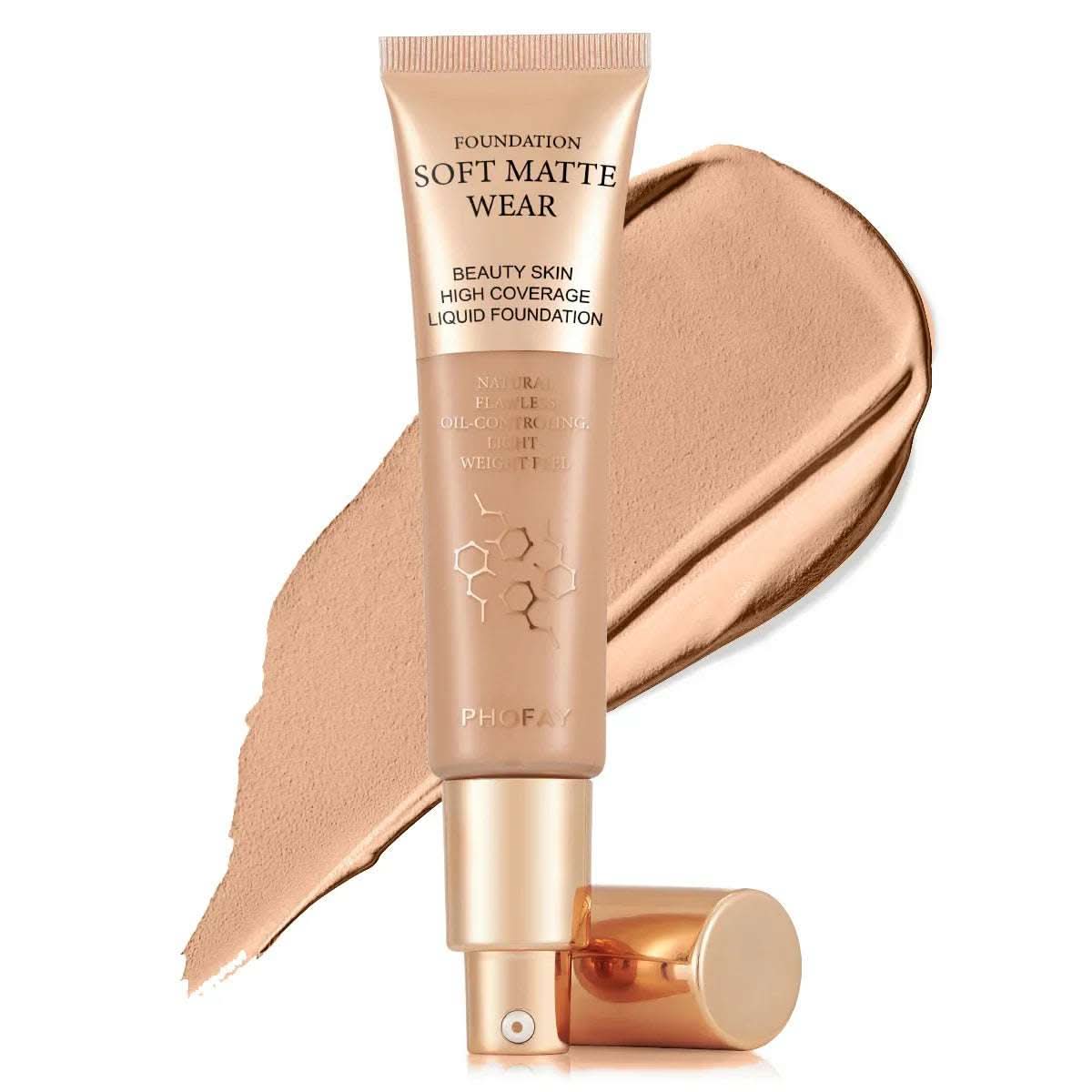 PHOFAY Full Coverage Foundation Fendax 4