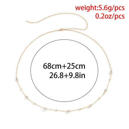 Fashion Alloy Chain Pentagram Waist Chain Fendax 0