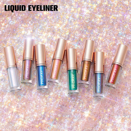 PHOFAY Liquid Glitter Eyeliner Set Fendax 4