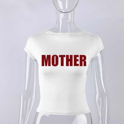 Backless Short Sleeve White Y2K Clothes Crop Top Women Aesth Fendax 0