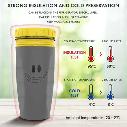 No Cover Twist Cup Travel Portable Cup Double Insulation Tumbler Straw Sippy Water Bottles Portable For Children Adults Fendax 0