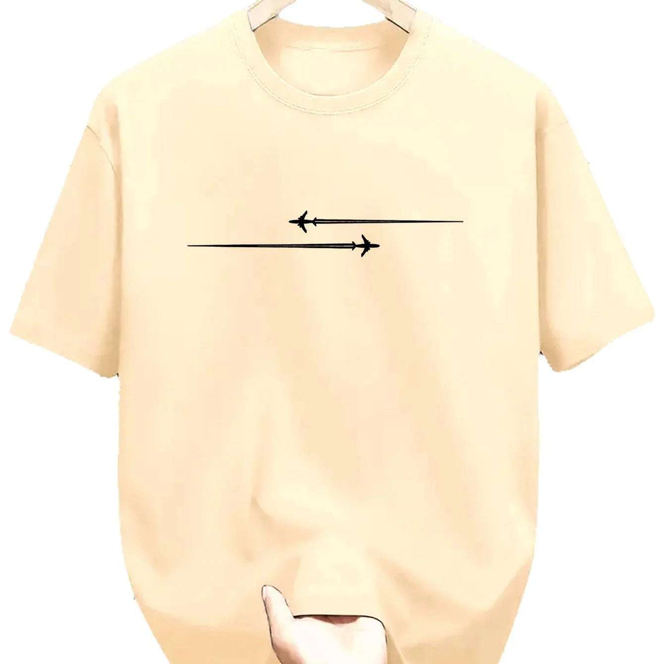 Pattern Printed Comfortable Sports Round Neck T-shirt Fendax 0