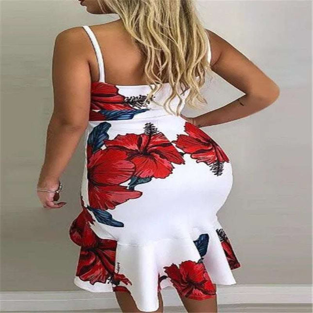 Collage halter irregular skirt dresses Fendax 0