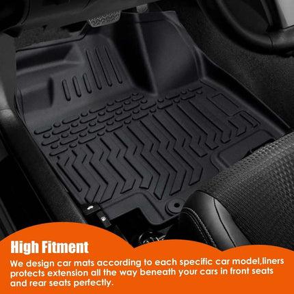 TPE Rubber Car Floor Mats All-Weather For 18-21 Accord Fendax 5