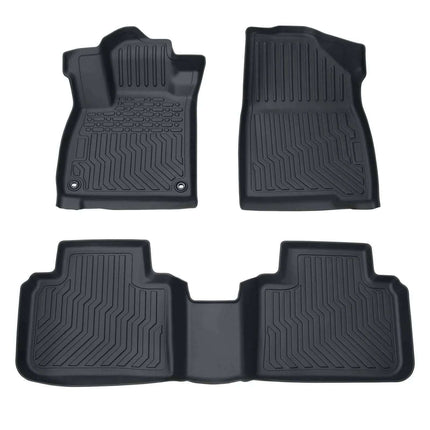 TPE Rubber Car Floor Mats All-Weather For 18-21 Accord Fendax 5