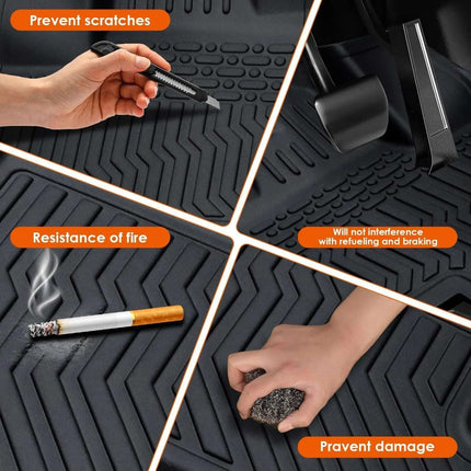 TPE Rubber Car Floor Mats All-Weather For 18-21 Accord Fendax 5