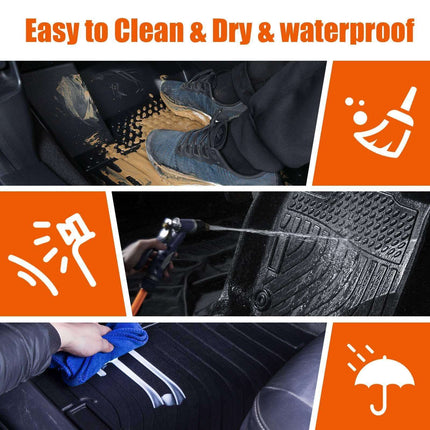TPE Rubber Car Floor Mats All-Weather For 18-21 Accord Fendax 5