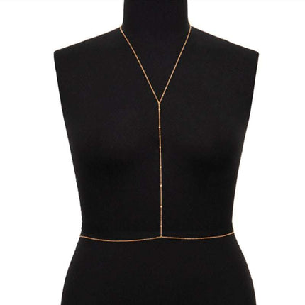 Necklace One Piece Chain Female Metal Orb Chain Body Chain Waist Chain Fendax 0