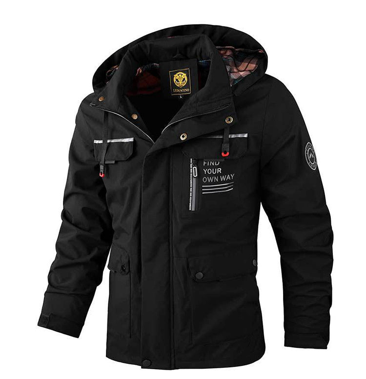 Men's Casual Hooded Jacket