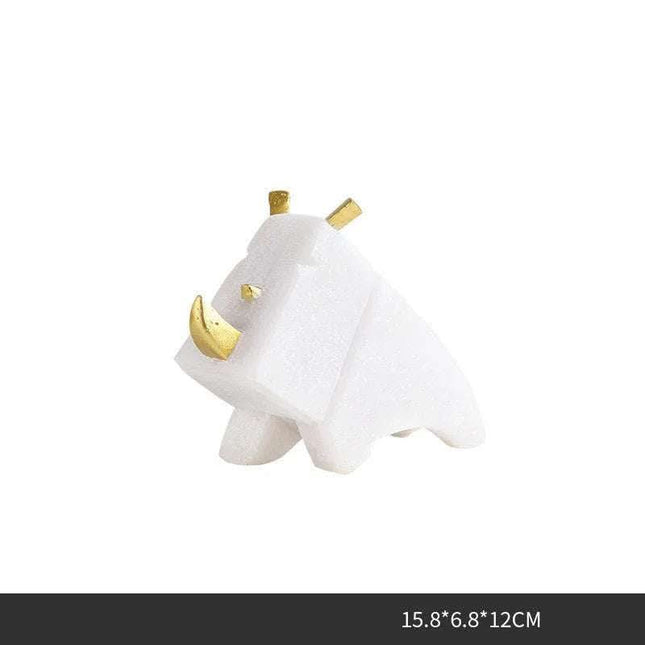 Nordic Light Luxury Home Sandstone Animal Ornament Fendax 0