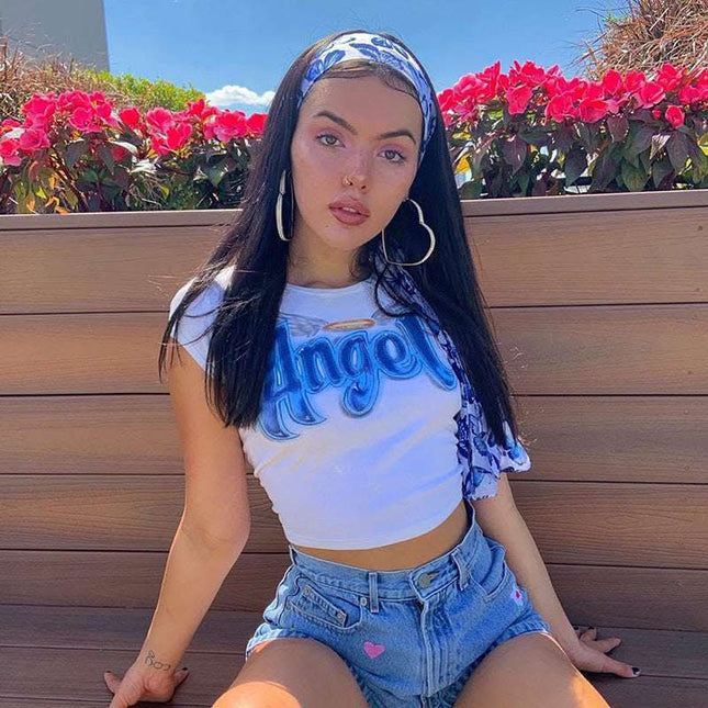 Slim short crop top Fendax 0