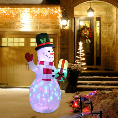 Christmas LED Lights Glowing Santa Snowman