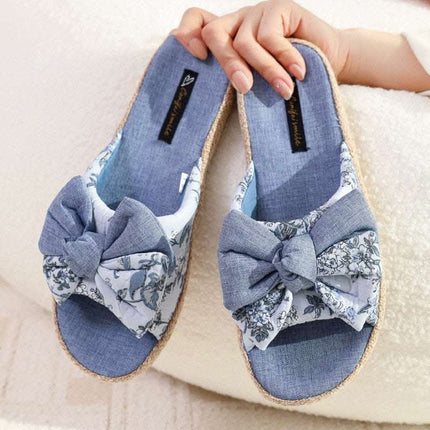 Women's Linen Four Seasons Non-slip Slippers Fendax 0