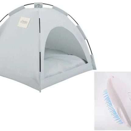 Cat Tent Cooling Mat Dog House Pet Sofa Camping Dog Bed With Cushion For Dog Kennel Indoor Cat Nest Cat Bed Pets Products Fendax 0