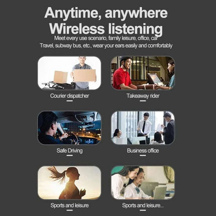 Bluetooth 5.0 Wireless Earpiece Headphones Earbuds Handsfree Headset With Mic UK Fendax 5