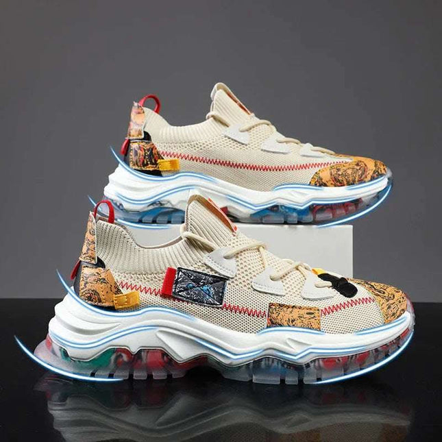 Flyknit Platform Dad Shoes Casual Sports Fendax 0