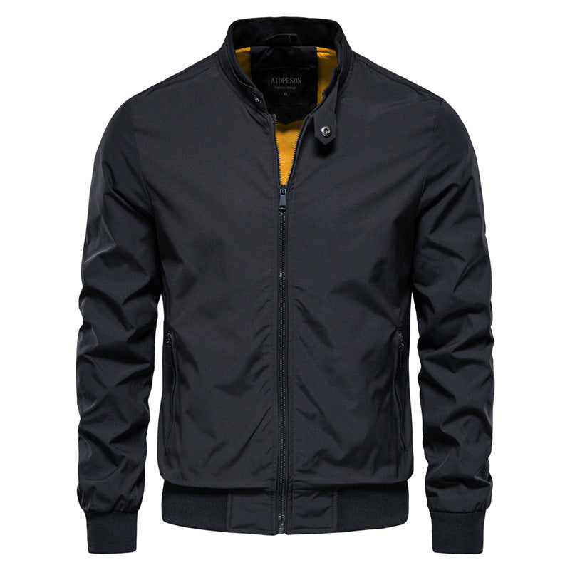 Men's Zip-up Jacket With Pockets