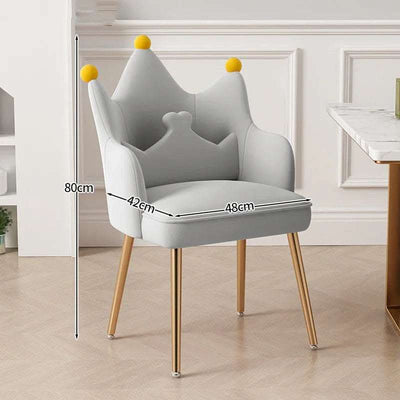 Light Luxury Dressing Stool Home Dining Chair Backrest Petals Fendax 0