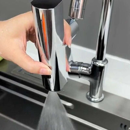 Kitchen Faucet Waterfall Outlet Splash Proof Universal Rotating Bubbler Multifunctional Water Nozzle Extension Kitchen Gadgets Fendax 0