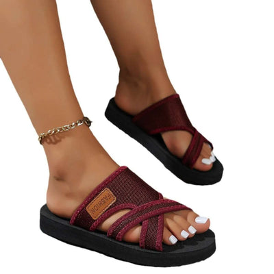 Summer Thick Bottom Fashion Casual Women's Slippers Fendax 0