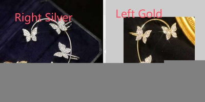 Fashion Earring Butterfly Ear Clip And Ear Hook Jewelry Fendax 0