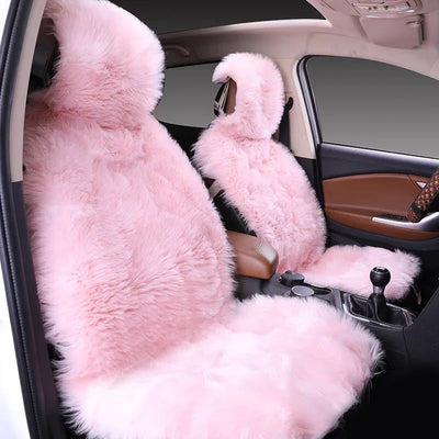 Car Seat Cover Plush Cushion Three-pieces