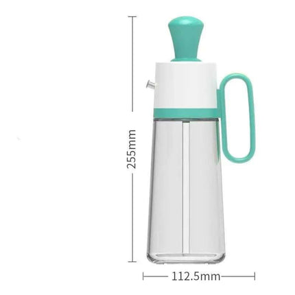 2 In 1 Oil Dispenser With Silicon Brush BBQ Oil Spray Glass Bottle Silicone For Barbecue Cooking Seasoning Bottle Kitchen Gadgets Fendax 0